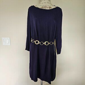 Navy Tunic/Sheath Dress